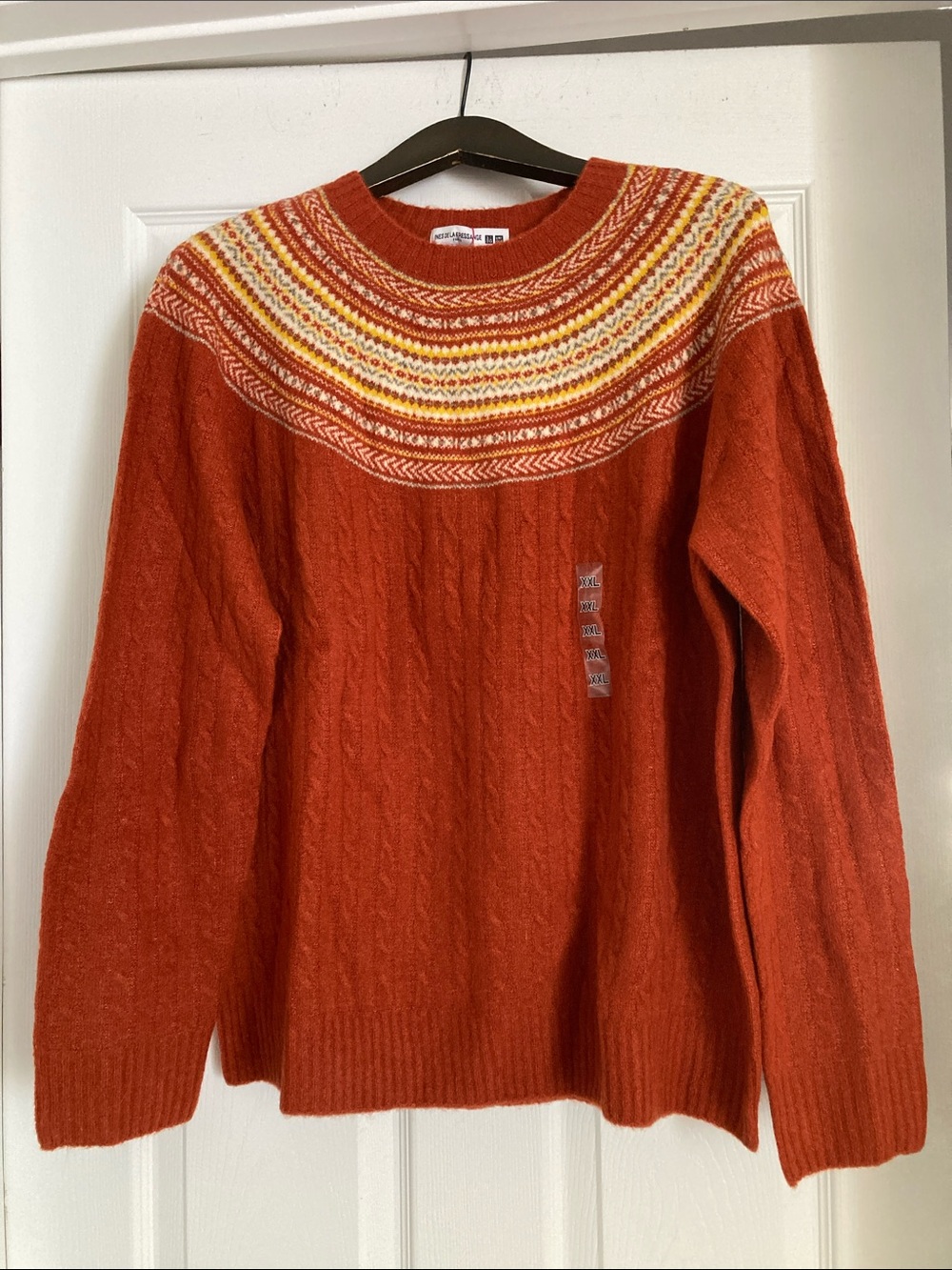 Uniqlo x Ines De La Fressange 3D knit jacquard sweater